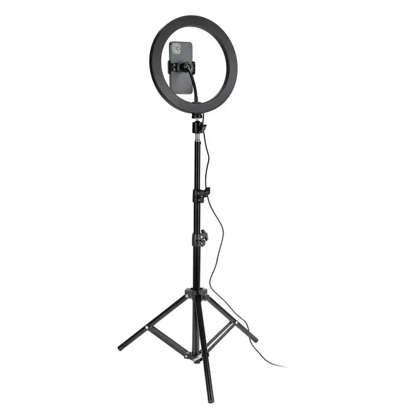 LAX Selfie Ring LED Light Stand with Tripod