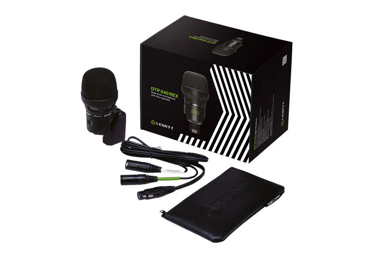 Lewitt Audio DTP-640-REX Dual-Element Instrument Microphone