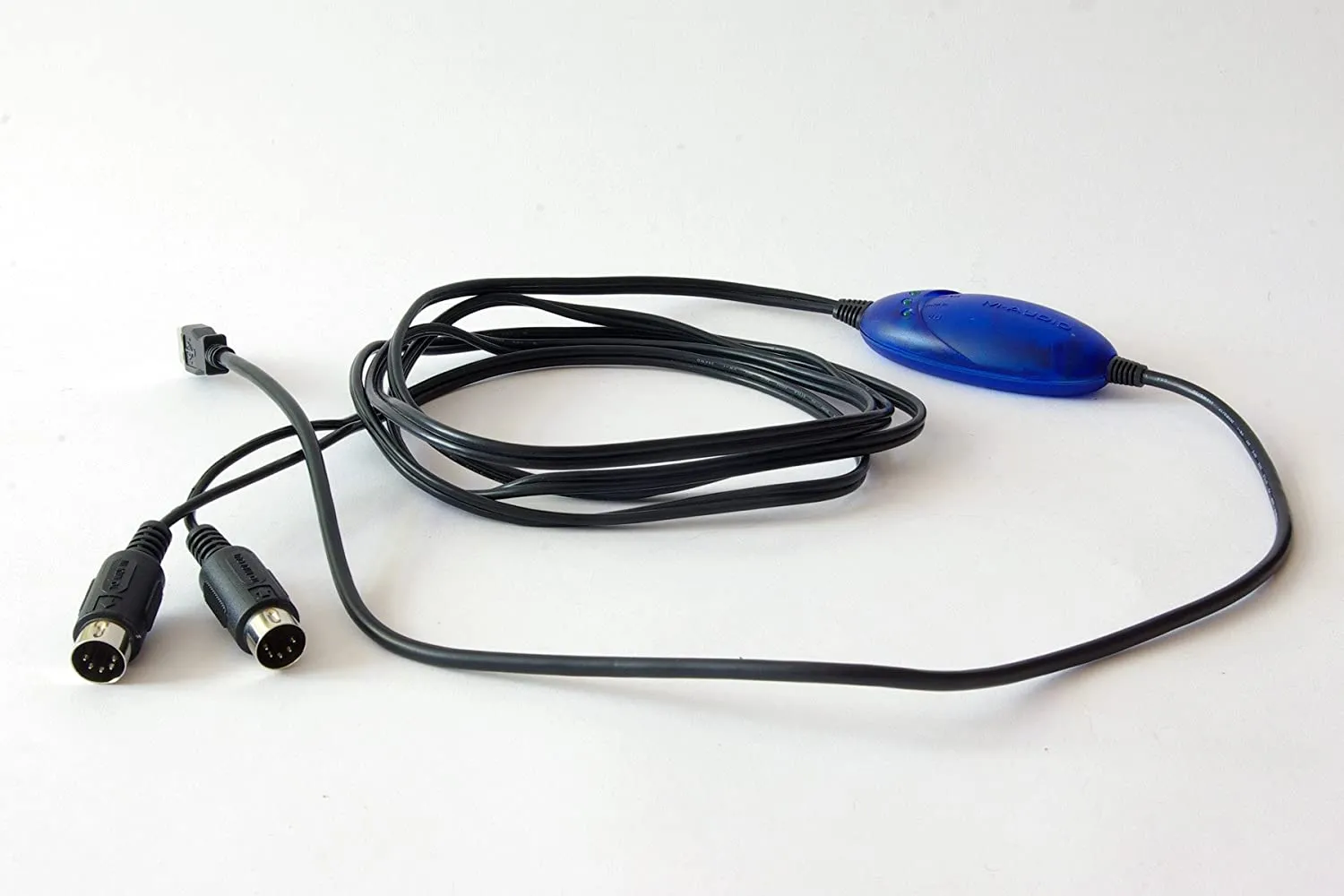M-Audio Midisport Uno | Portable 1 in 1-out MIDI Interface via USB Connection (16 x 16 MIDI Channels)