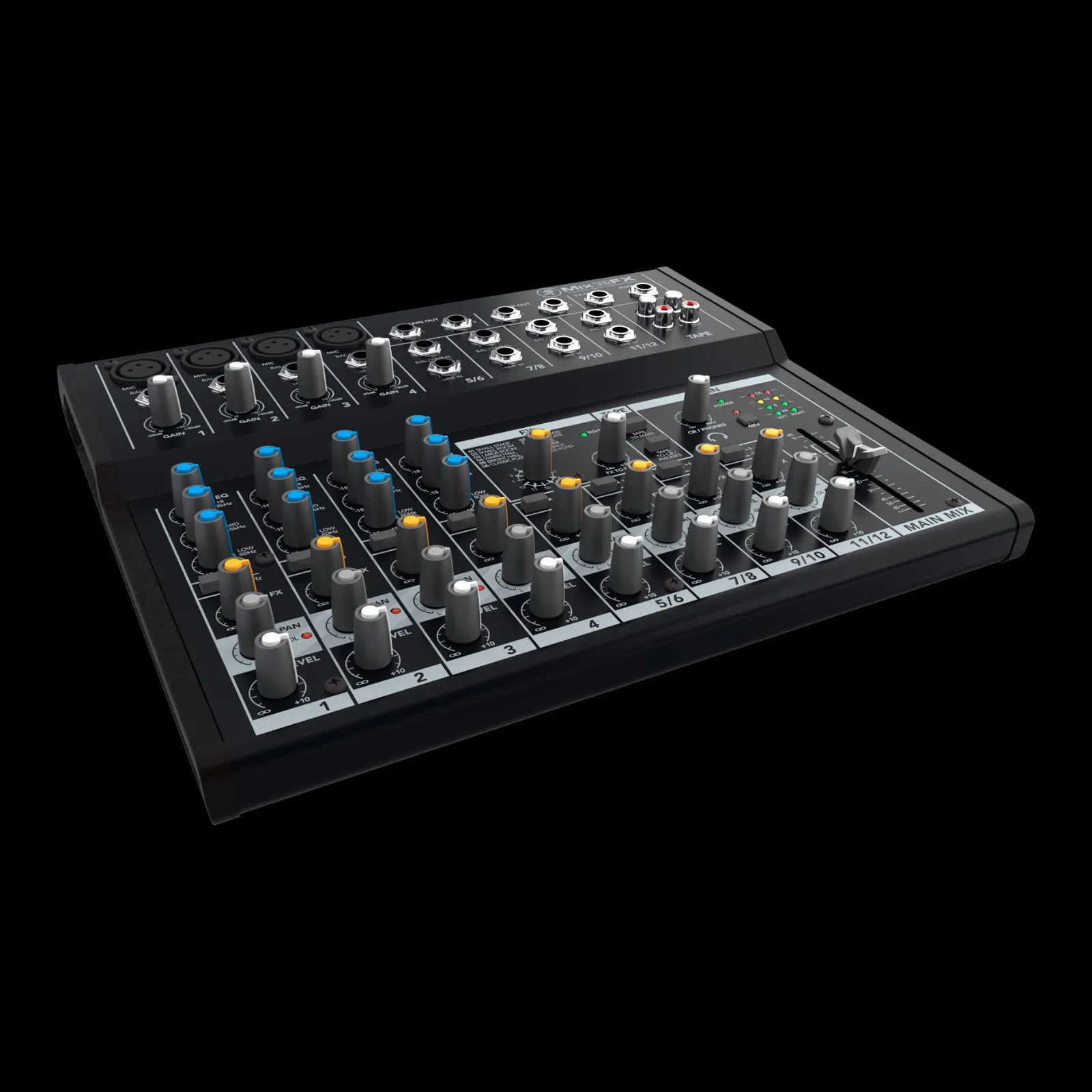 Mackie MIX12FX 12-Channel Compact Mixer with Effects