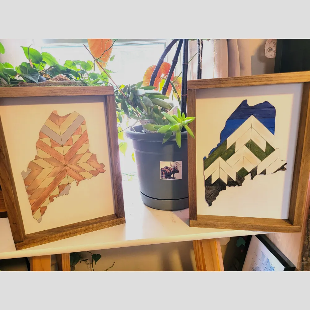 Maine Quilt Sign DIY Kit, Everything Included to Finish!