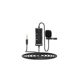 MAMEN Tie Clip Lavalier Video Recording Microphone -KM-D2