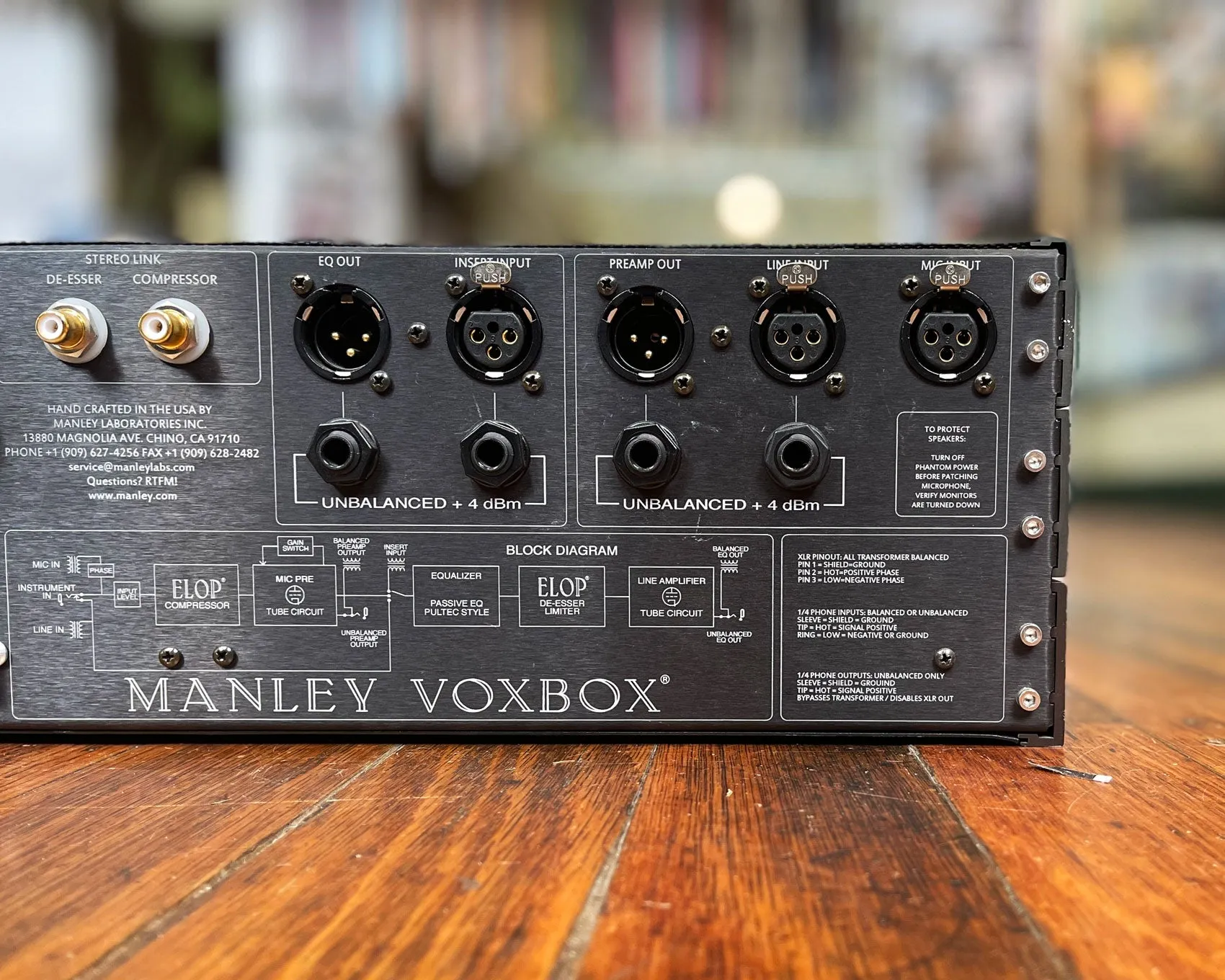 Manley VoxBox Tube Channel Strip