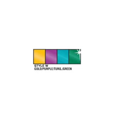 Metallic Rainbow Pennants Streamers 60' String