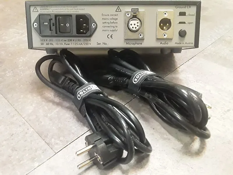 Microphone AKG SolidTube Tube Condenser Microphone Power Transformer Supply