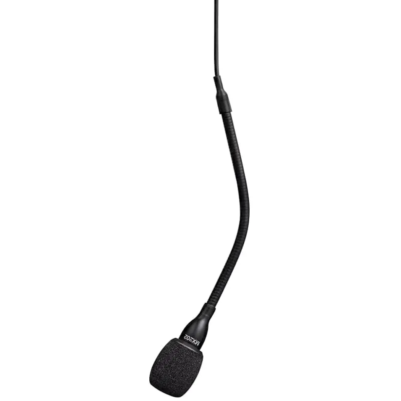 Microphone Shure MX202B/C Microflex Cardioid Overhead Condenser Mic with In-Line Preamp