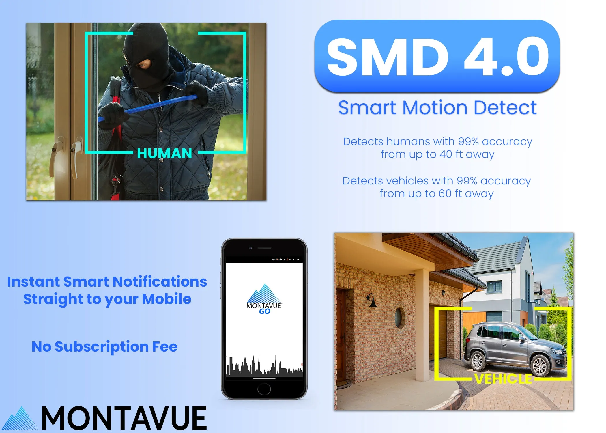 MTT8106-AD | 8MP 4K Turret Security Camera with Active Deterrence and SMD 4.0