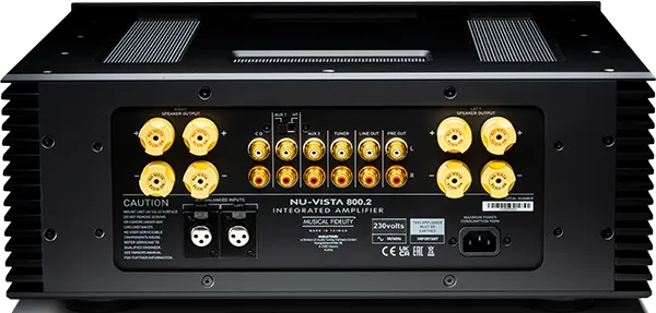 Musical Fidelity MUFAMPNU802SI NU-VISTA 800.2 Intergraded Amplifier (Silver)