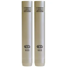 MXL 603 PAIR Small-Diaphragm Cardioid Microphones