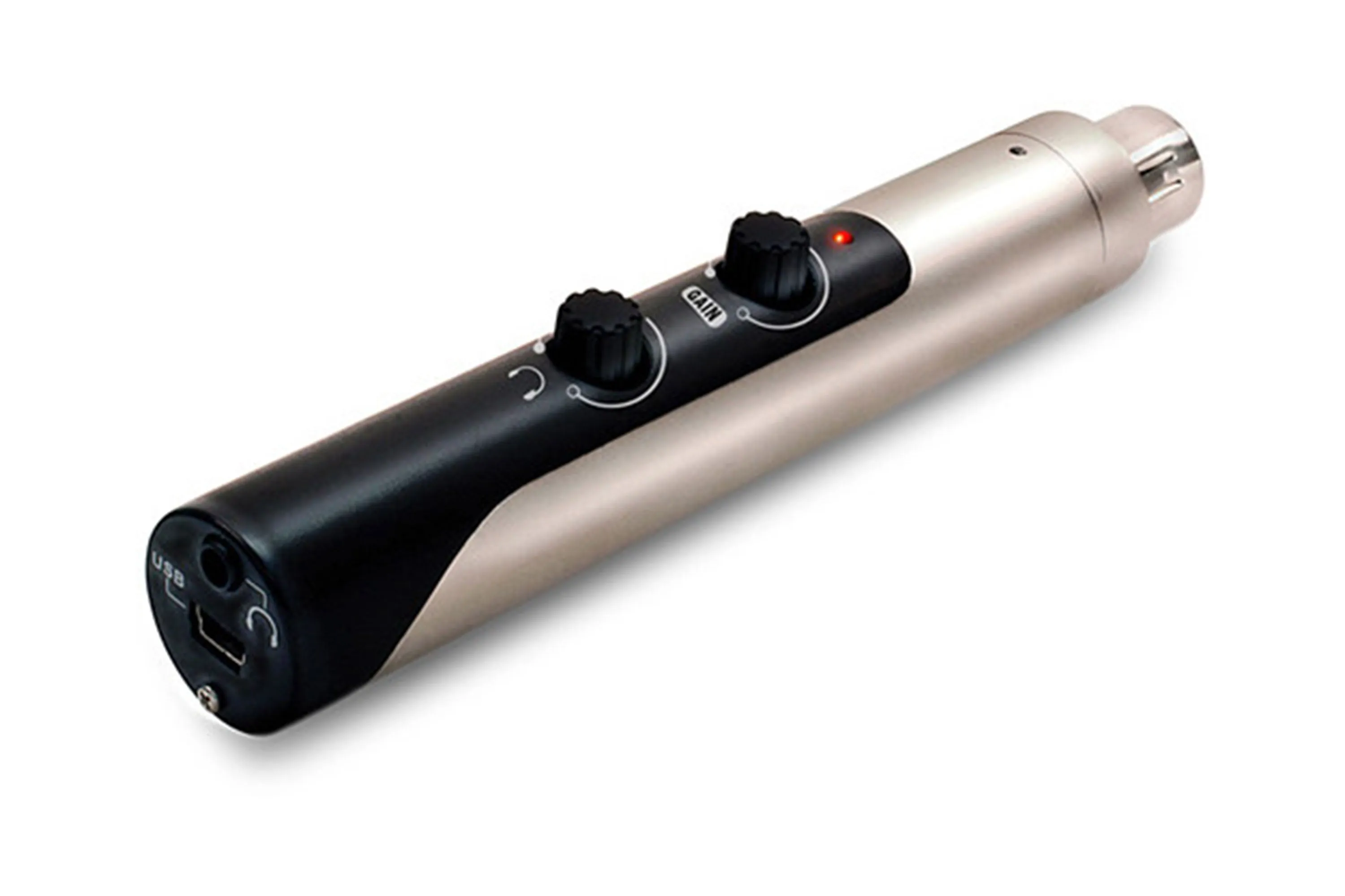 MXL Mic Mate Pro XLR to USB Microphone Adapter with Gain & Volume Controls