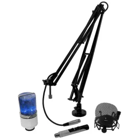 MXL MXLOSPROBW OverStream Pro USB Gaming and Podcasting Bundle
