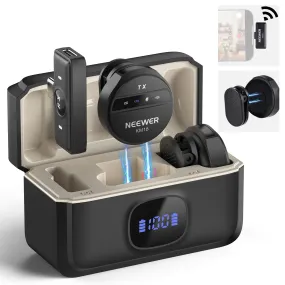 NEEWER KM18 Wireless Button Lavalier Microphone for USB C Phone PC