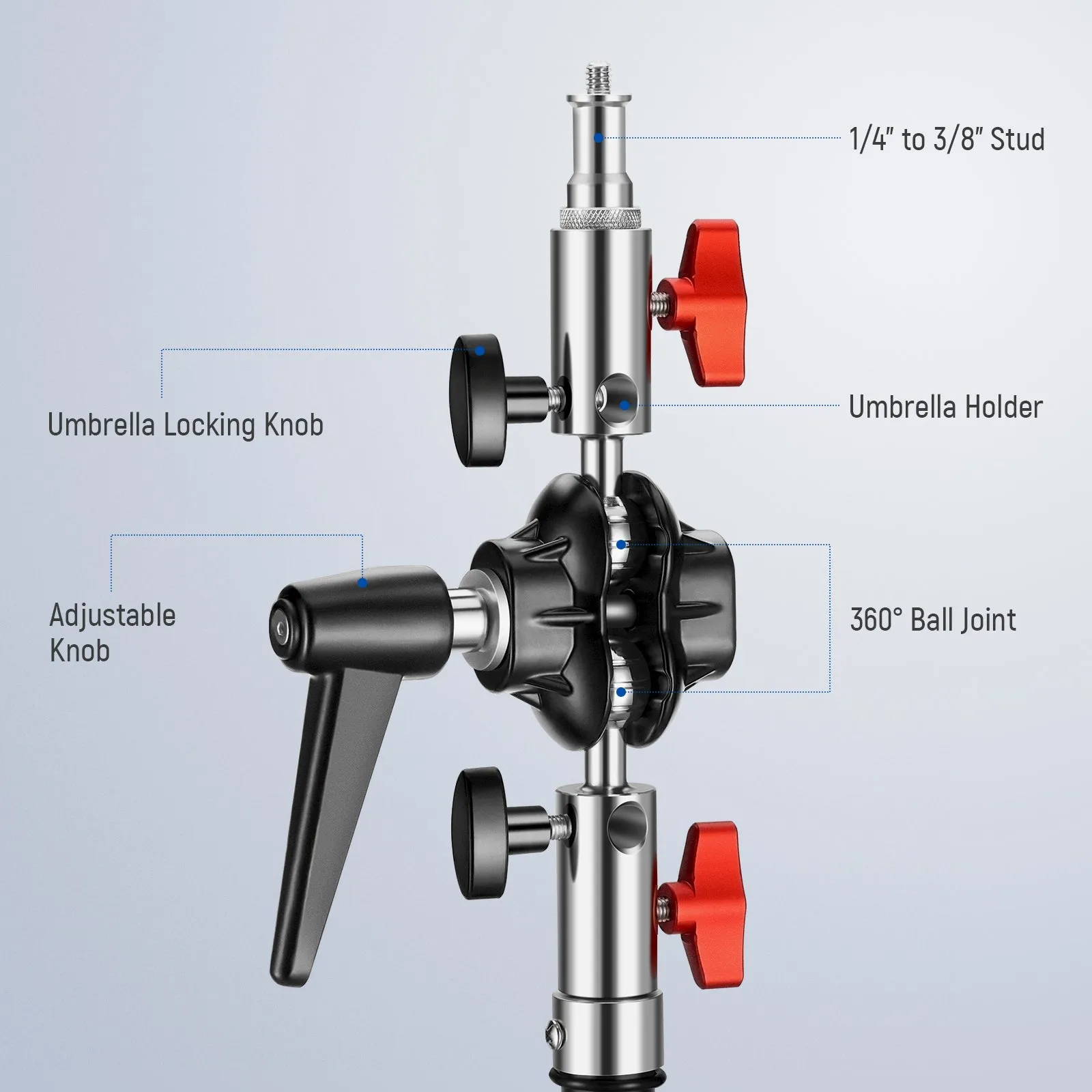 NEEWER UA020 Heavy Duty Light Stand Head Adapter