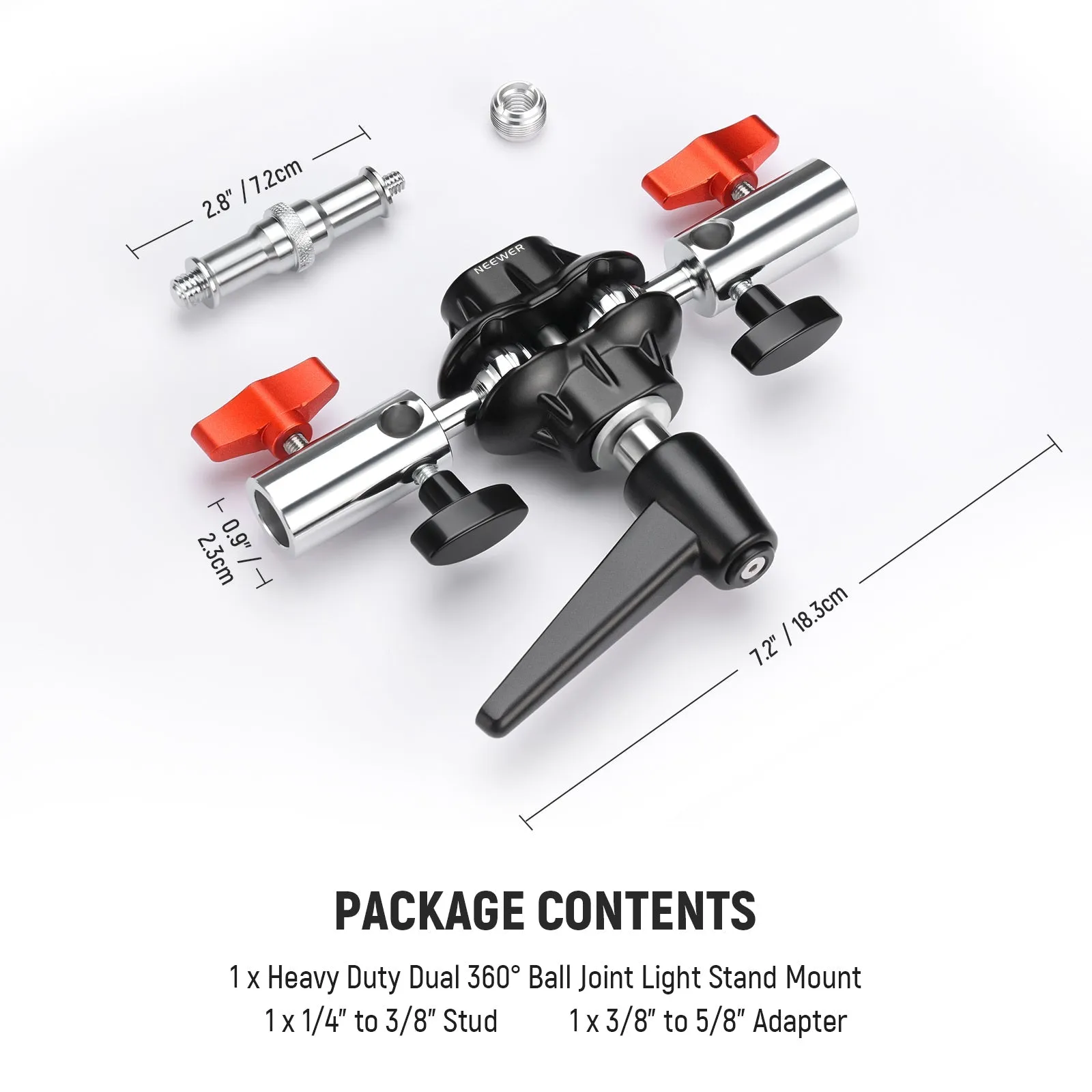 NEEWER UA020 Heavy Duty Light Stand Head Adapter