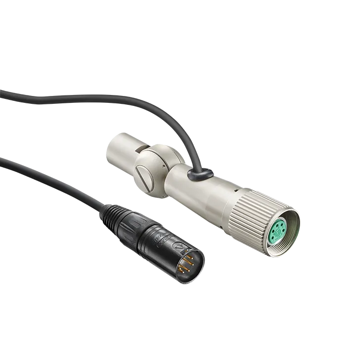 Neumann IC 6/25 Microphone Cable and Integrated Swivel Mount (32-feet) (10m) (Nickel)