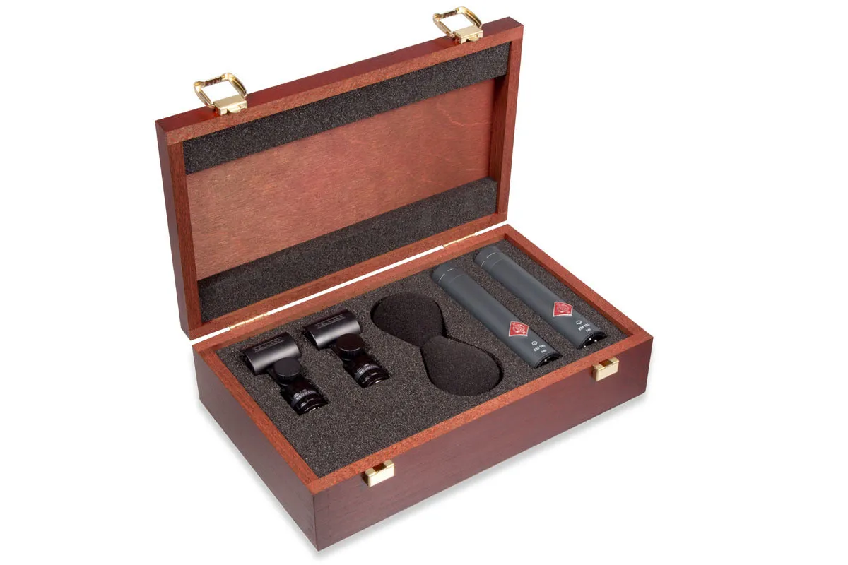 Neumann KM 185 MT Stereo Matched Microphone Pair (Matte Black)