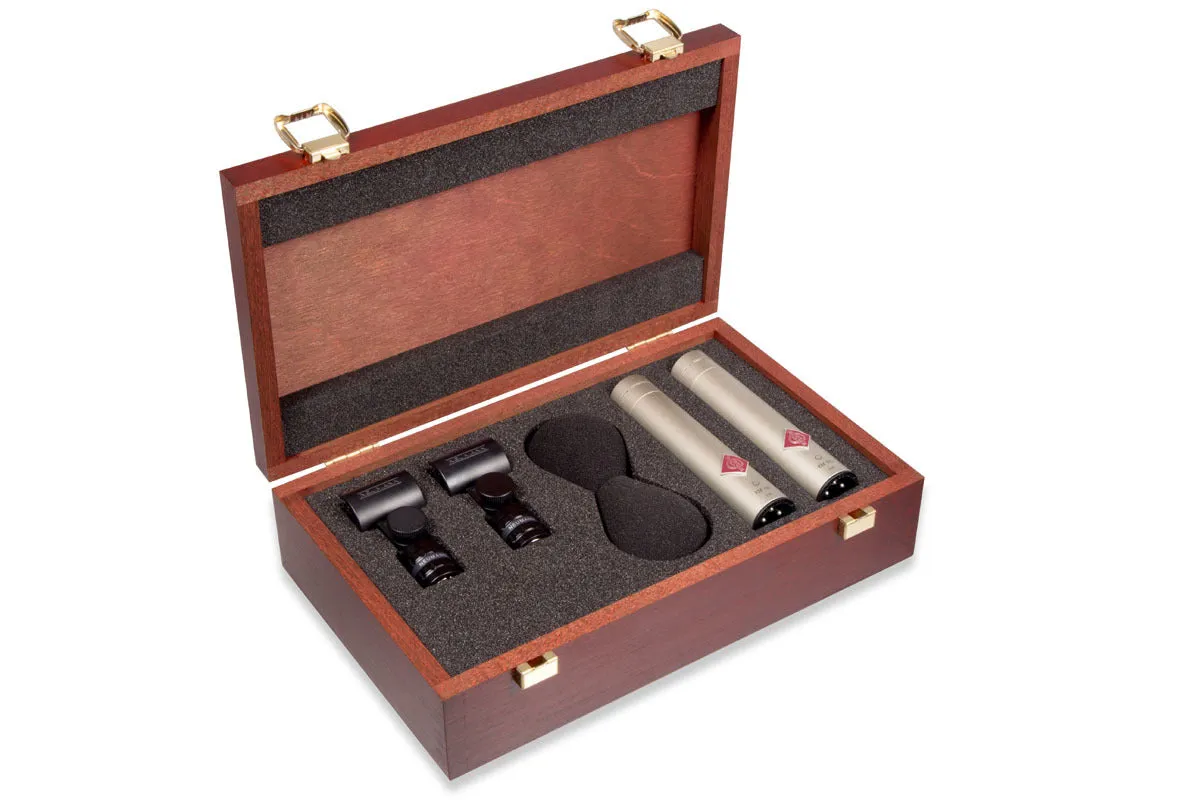 Neumann KM 185 NI Stereo Matched Microphone Pair (Nickel)