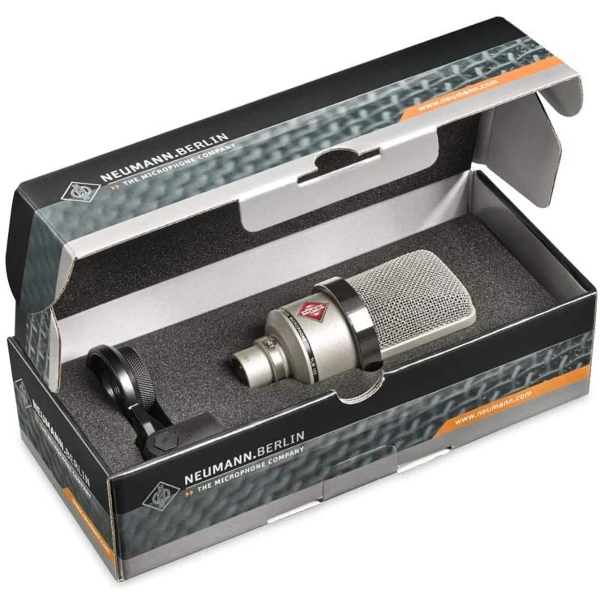 Neumann TLM 102 Studio Large Diaphragm Microphone-Nickel