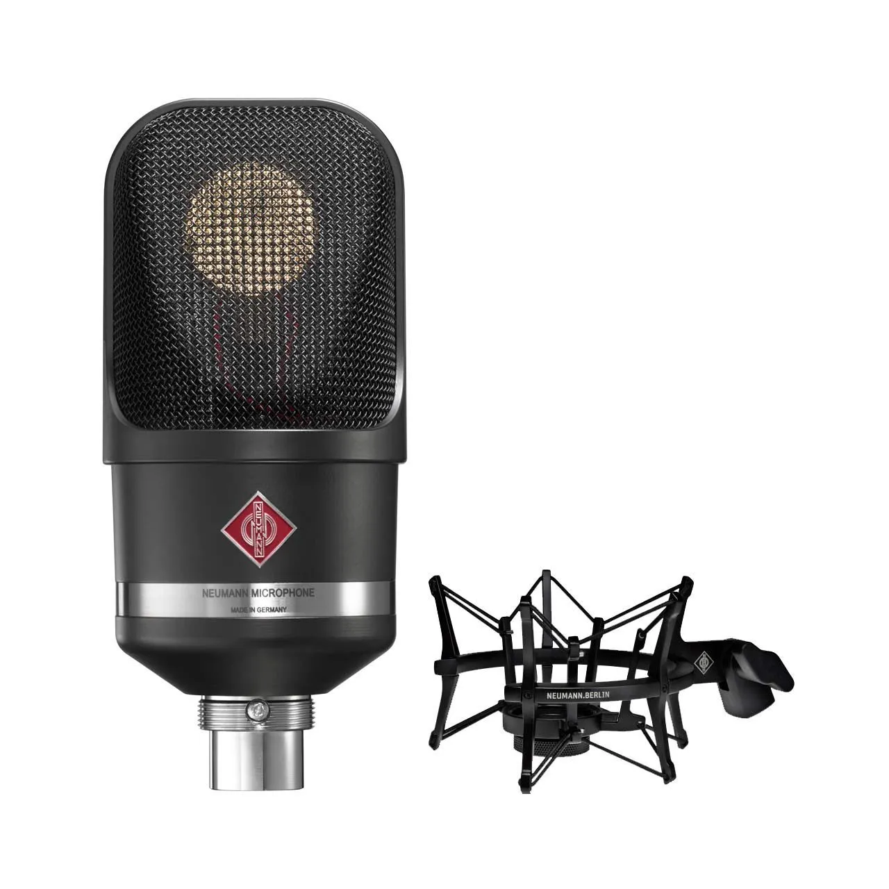 Neumann TLM 107 Studio Set with EA 4 Shock Mount - Black