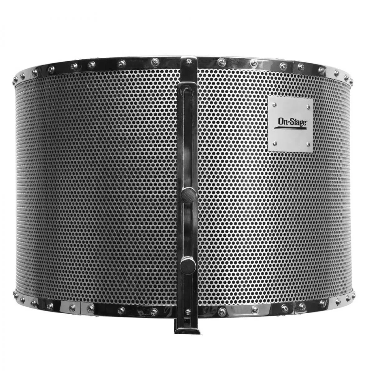 On-Stage ASMS4730 Isolation Shield and Stand-Mounted Acoustic Enclosure (18.5 x 12")