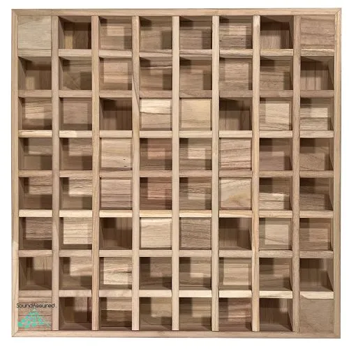 Paulownia Wood Acoustic Diffuser Panel