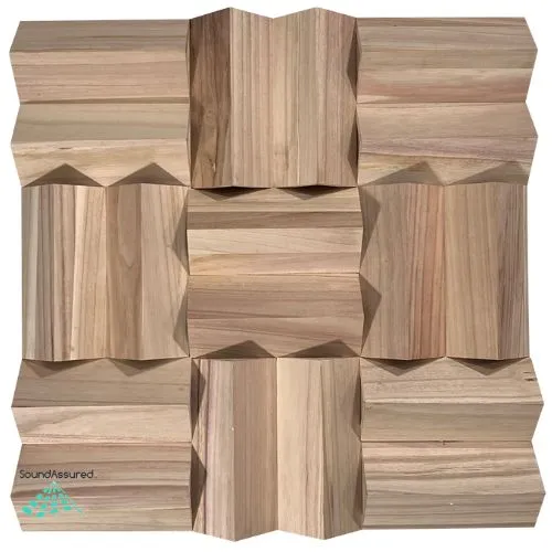 Paulownia Wood Acoustic Diffuser Panel