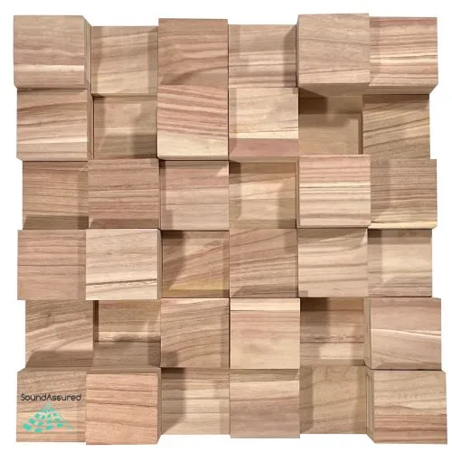 Paulownia Wood Acoustic Diffuser Panel