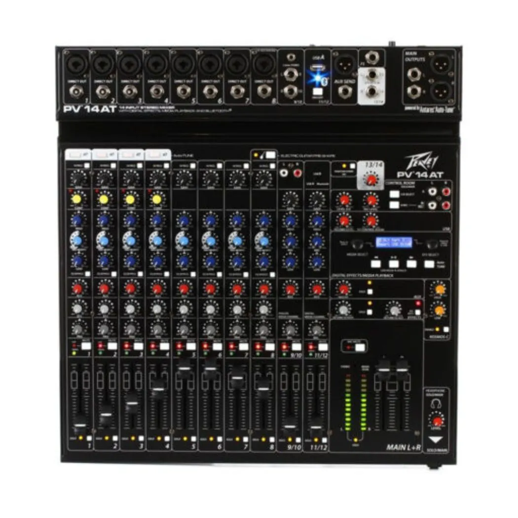 Peavy 03612666-AA Autotune Bluetooth And USB PA Mixer