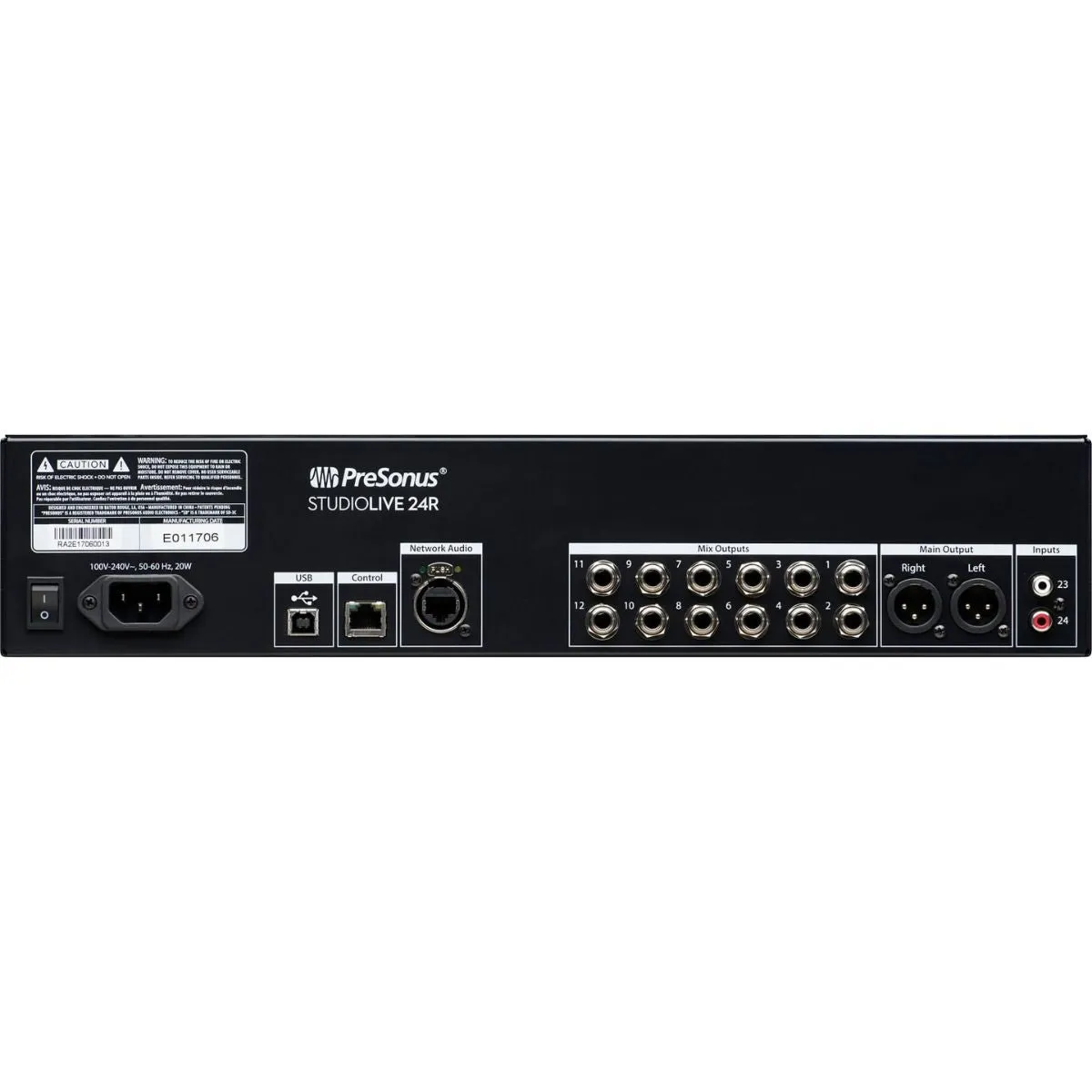 PreSonus StudioLive 24R 24 Channel Rackmount Digital Mixer