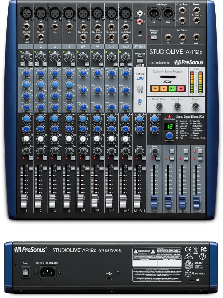 PreSonus StudioLive AR12c