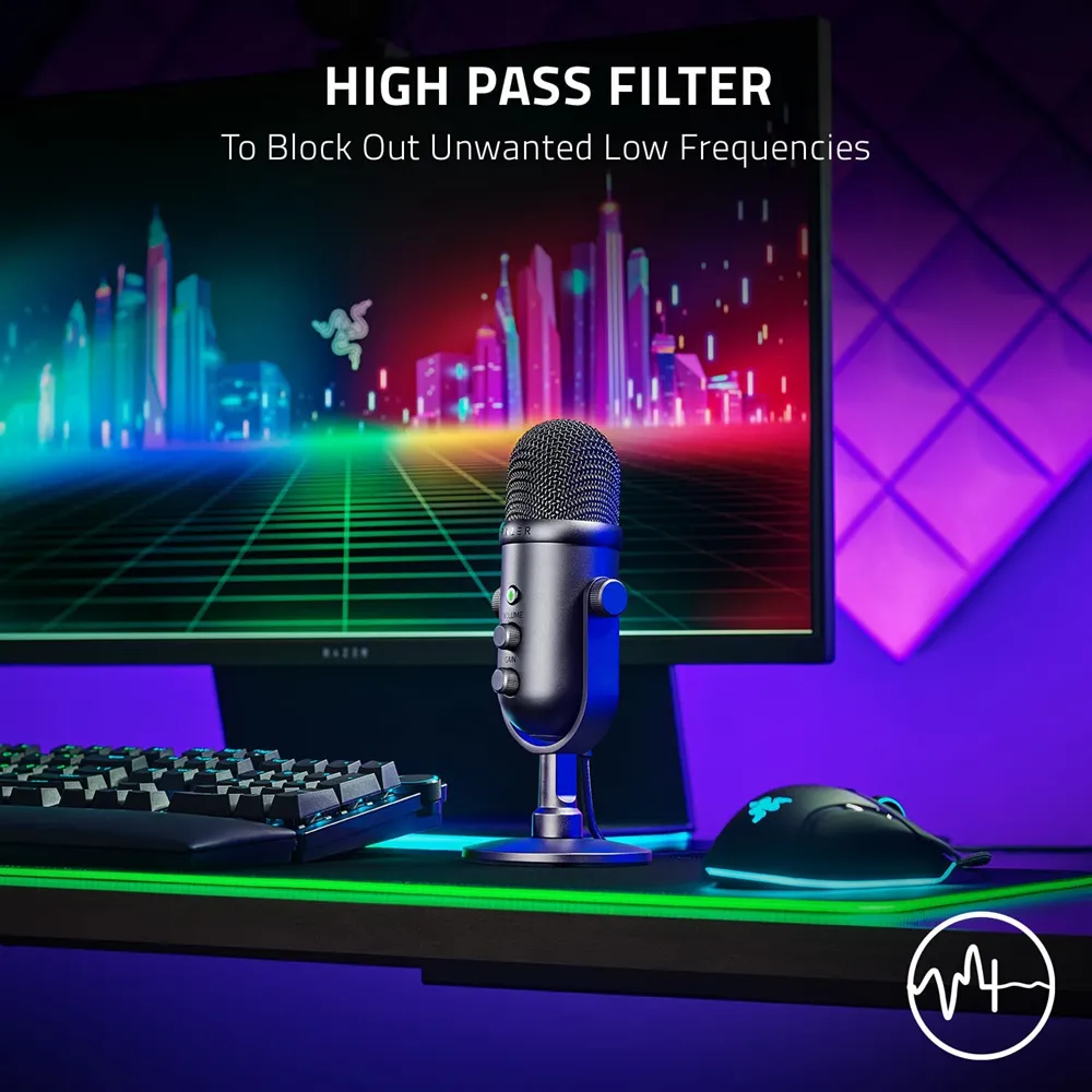 Razer Seiren V2 Pro - Professional Grade USB Microphone