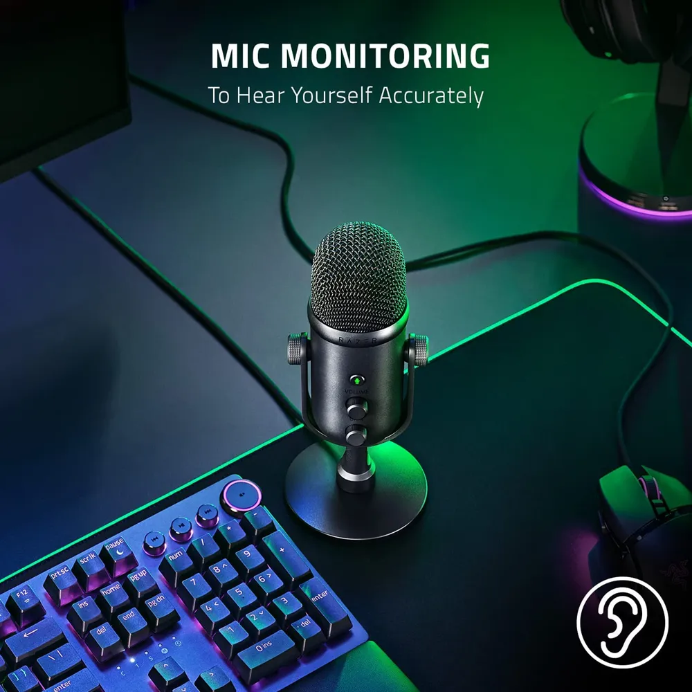 Razer Seiren V2 Pro - Professional Grade USB Microphone