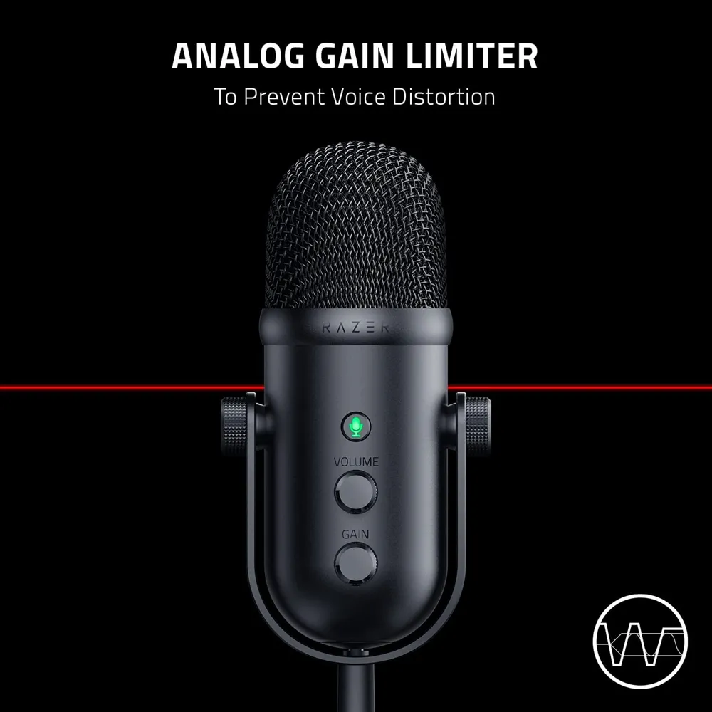 Razer Seiren V2 Pro - Professional Grade USB Microphone