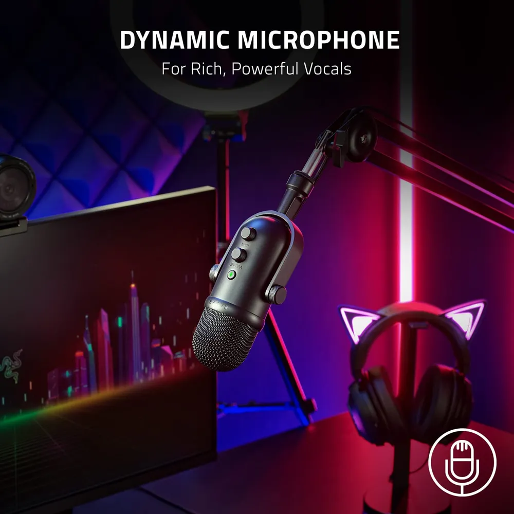 Razer Seiren V2 Pro - Professional Grade USB Microphone