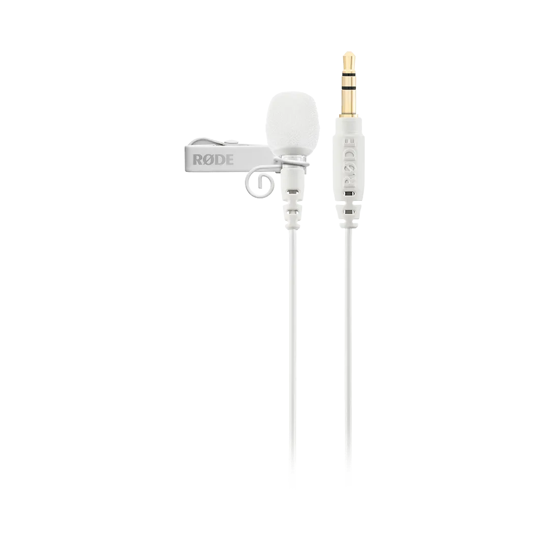 Rode Lavalier GO Professional Lavalier Microphone in White