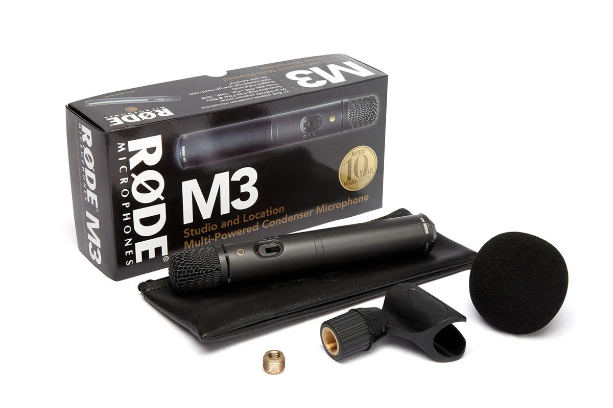 RODE M3 Multi-Powered Cardioid Condenser Microphone