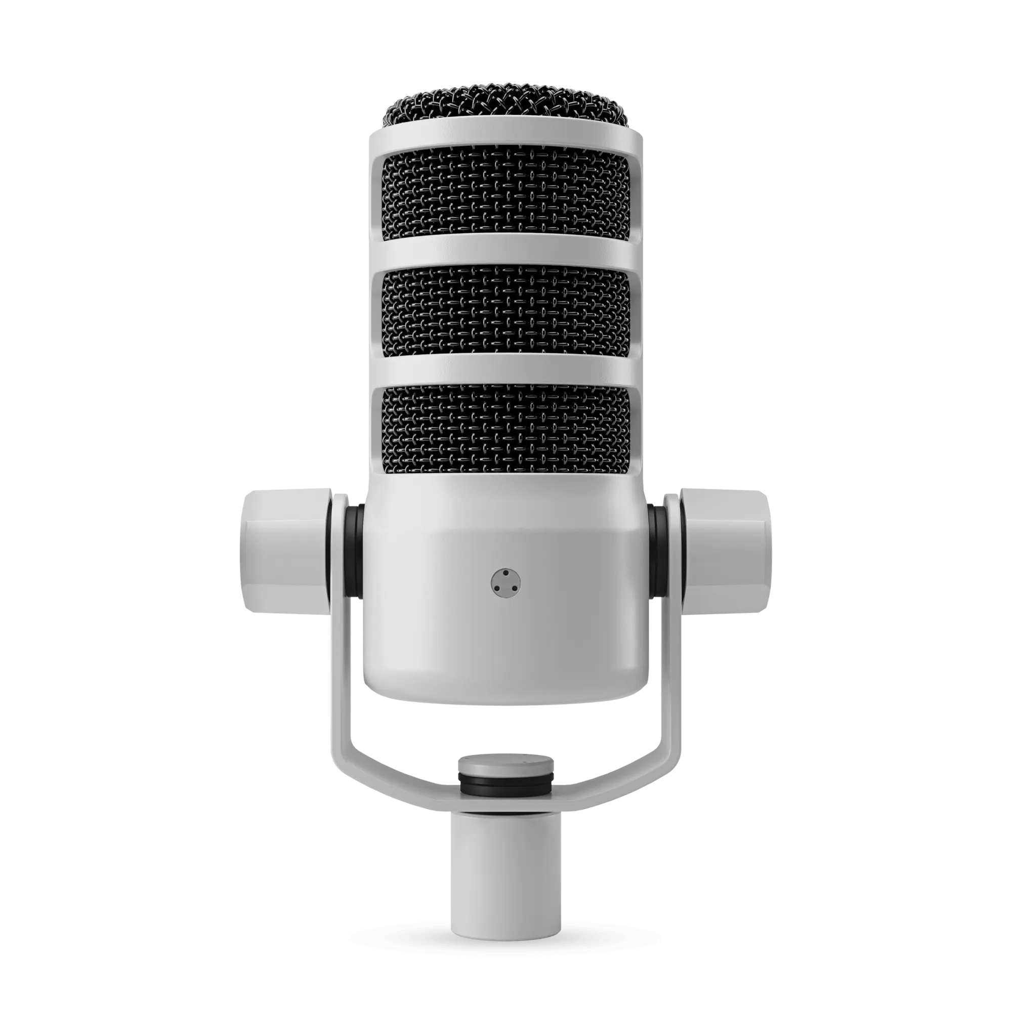 Rode PodMic USB Versatile Dynamic Broadcast Microphone And PSA1  Professional Studio Arm Combo - White