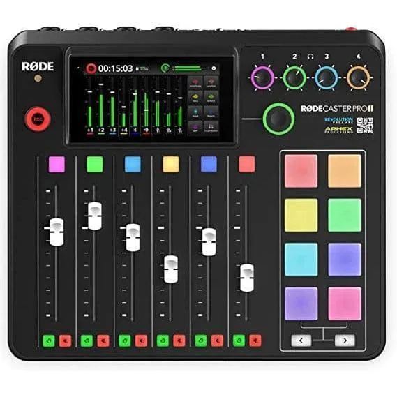 Rode RodeCaster Pro II Integrated Audio Production Studio