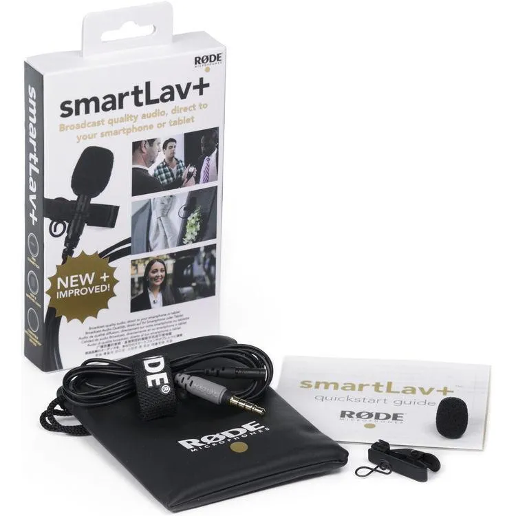 Rode smartLav  Kit with SC3 Adapter for use with Rode Wireless GO - Bundle