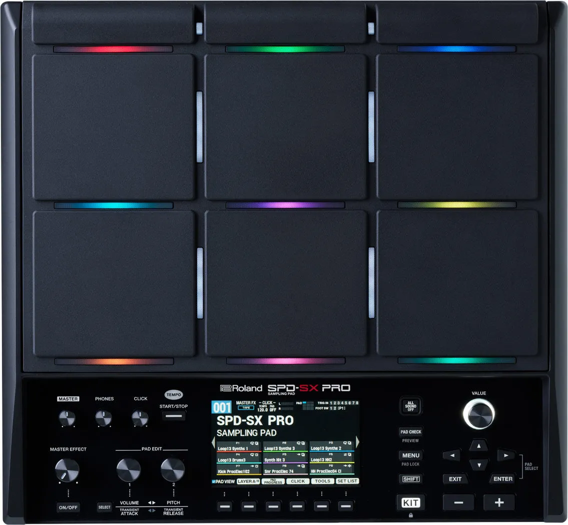 Roland SPD-SX PRO The Flagship Sampling Percussion Pad