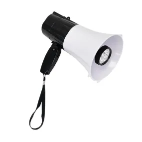 SA-MEGA10 - Lightweight Compact Megaphone Bullhorn with LED Lights and Siren