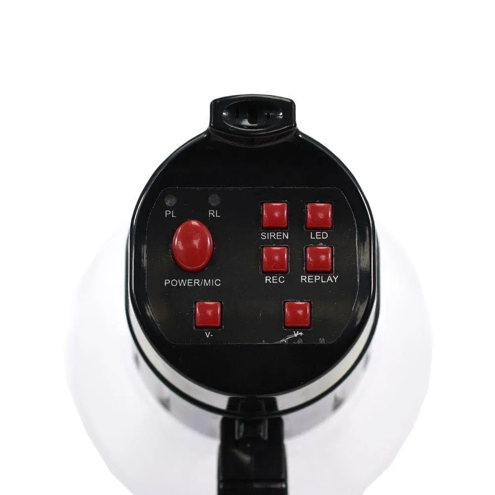SA-MEGA10 - Lightweight Compact Megaphone Bullhorn with LED Lights and Siren