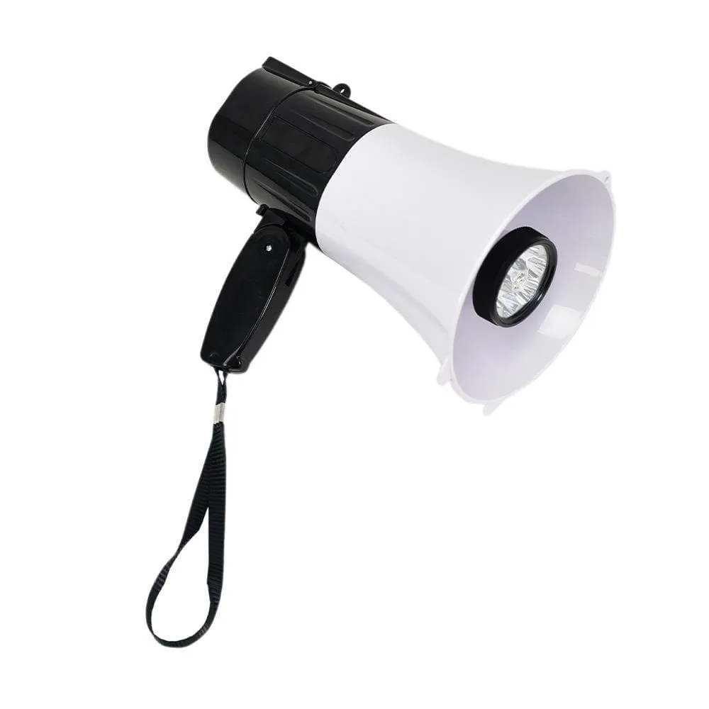 SA-MEGA10 - Lightweight Compact Megaphone Bullhorn with LED Lights and Siren