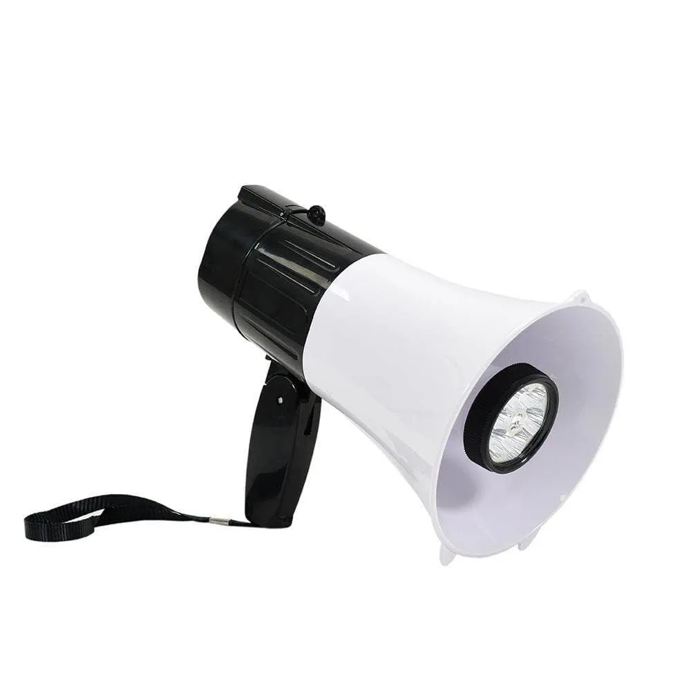 SA-MEGA10 - Lightweight Compact Megaphone Bullhorn with LED Lights and Siren