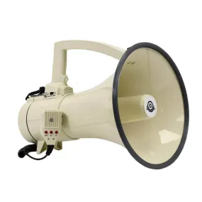 SA-MEGA4 Professional 10.75" Large Bell Megaphone Bullhorn with Detachable Microphone with AUX Input