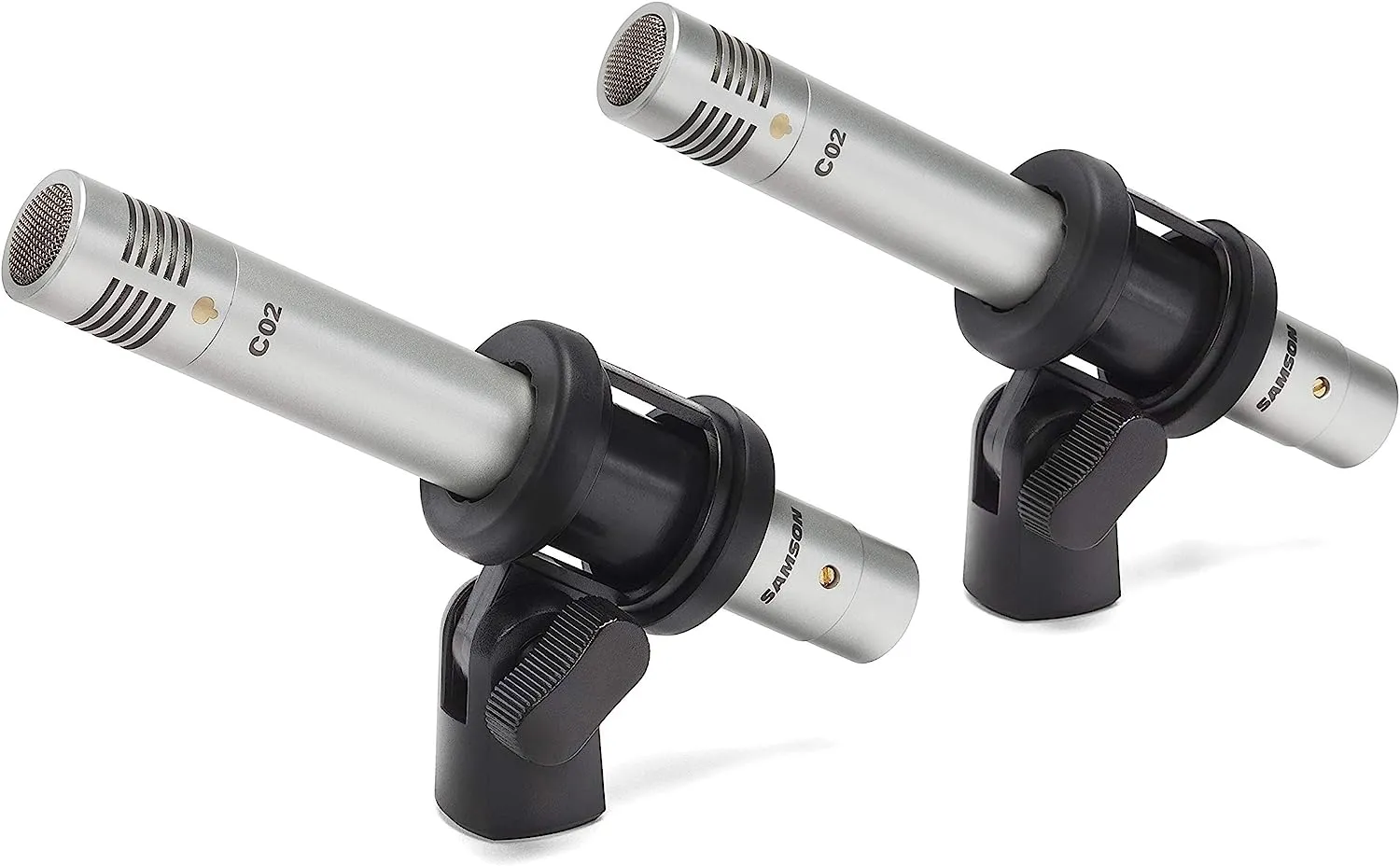 Samson SAM C02PR Pencil Condenser Microphones (Silver)