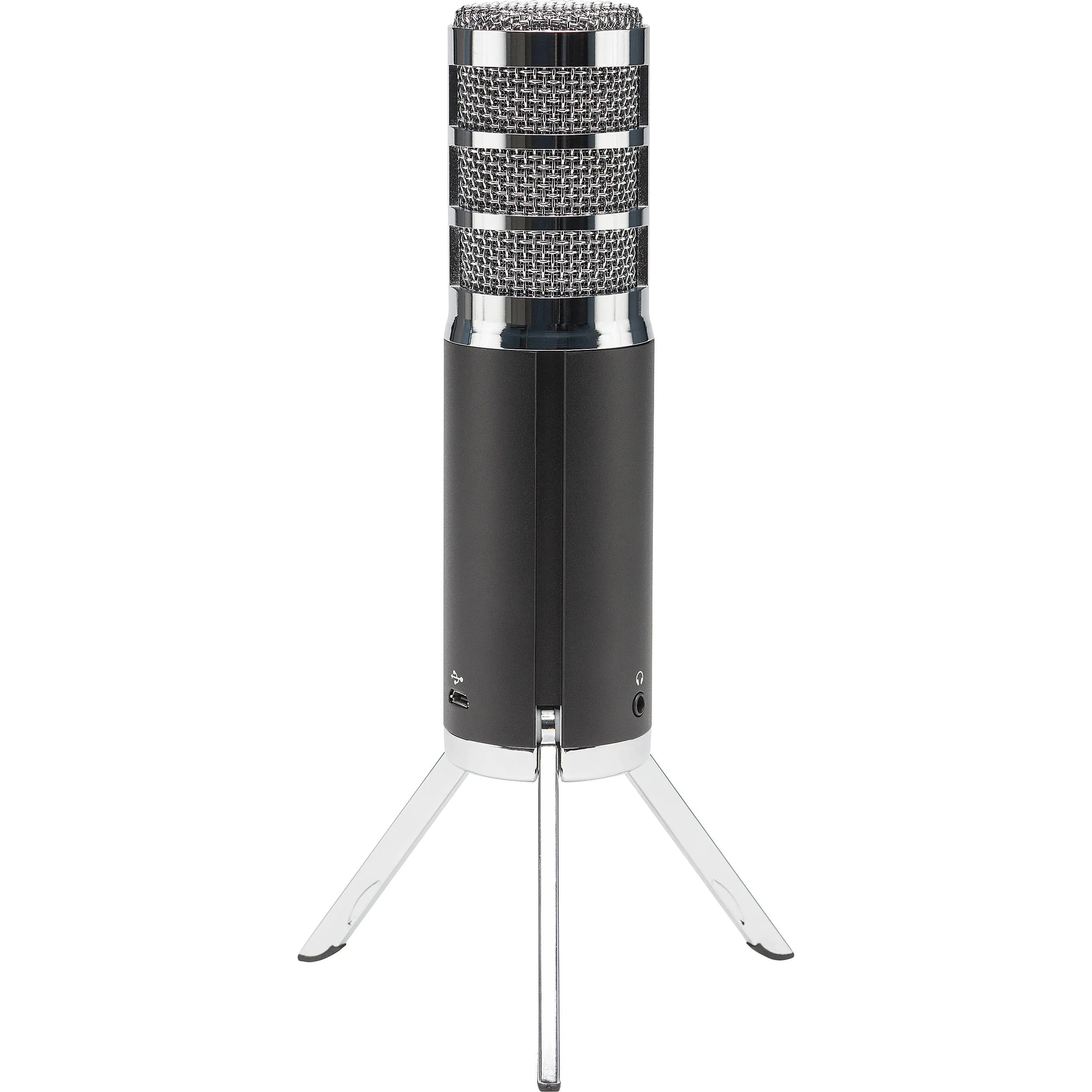 Samson Satellite USB/iOS Broadcast Microphone - Black/Silver