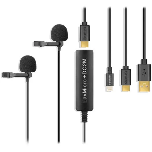 Saramonic LavMicro   DC2M Dual Omnidirectional Lavalier