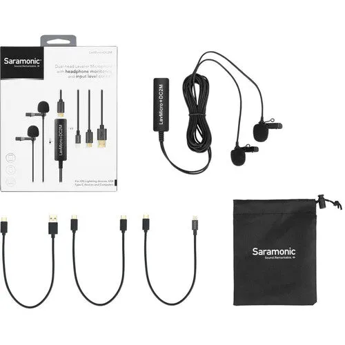 Saramonic LavMicro   DC2M Dual Omnidirectional Lavalier