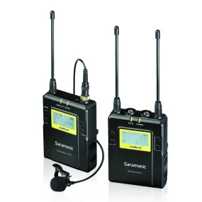 Saramonic TX10   RX10 96-Channel Digital UHF Wireless Lavalier Microphone System with Bodypack Transmitter, Portable Receiver and 3.5mm/XLR Outputs